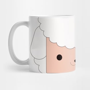 Cartoon Cute Sheep Art Print Mug